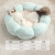 New Style Pet Bed round Flower Cat Winter Warm Plush Cat Nest Four Seasons Universal Kennel