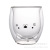 Bear Cake Towel Water Cup Creative Home Modeling Cat's Paw Children Cute Glass Double-Layer Coffee Cup Milk Cup