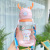 Celebrity Cup Cartoon Drinking Cup Children's Large Capacity Antlers Plastic Cup Students Go out Cup with Straw Gifts
