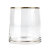 Creative Lead-Free Glass Whiskey Shot Glass Heat-Resistant Household Colorful Gilt Edging Glass Cup Shot Glass Wine Set