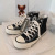 Twilight Evenstar Classic Student Black High-Top round Label 1970S Canvas Shoes for Women MIS-211