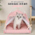 Amazon Cathouse Doghouse Summer Semi-Closed House Mat Foldable Outdoor Pet Tent Supplies