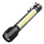 USB Rechargeable Multifunctional LED Flashlight Strong Light Zoom Super Bright Outdoor Household Portable Mini Cob Work Light