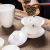 Mutton Fat Jade High-End Tea Set Gold Cover Teacup White Porcelain Kung Fu Tea Set Set Commercial Gifts Wholesale