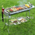 Barbecue Grill Household Large Stainless Steel Barbecue Grill Camping Barbecue Stove Outdoor Folding Portable Barbecue Grill