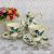 Coffee Set Ceramic British Style Golden Edge Big Mouth Blue and White Flower Red Flower Cup French Restaurant Bar Home