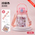 Transparent Big Belly Cup Plastic Water Cup Summer Large Capacity Sports Kettle Children Outdoor with Straw Student Cup