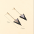 European and American Exaggerated Elegant Ear Rings Triangle Long Earrings Factory Wholesale