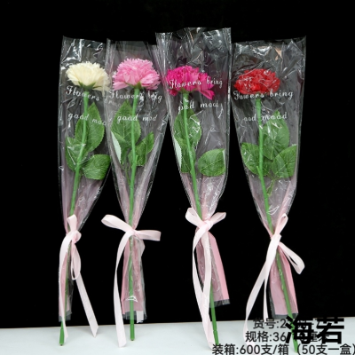 Mother's Day Gift Single Carnation Artificial Flower Cross-Border Wholesale Soap Flower Teacher's Day Gift