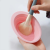 Folding Bowl Makeup Brush Cleaning Pad Silicone Scrubbing Dish Washing Pad for Washing Brush Makeup Brush Cleaning Bowl