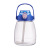 Transparent Big Belly Cup Plastic Water Cup Summer Large Capacity Sports Kettle Children Outdoor with Straw Student Cup