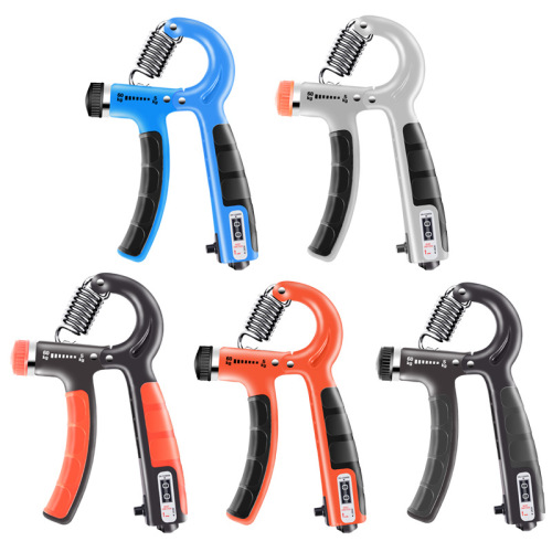 manufacturer wholesale adjustable counting r-type grip muscle trainer arm strength wrist strength finger strength fitness equipment