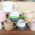 Imitation Enamel Cup Ceramic Cup, Nostalgic Ceramic Cup, Embossed Glaze Cup
