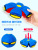 Flying Saucer Ball Elastic Stepping Ball Decompression Toy Frisbee New Foot Deformation Luminous Parent-Child Interaction Toys Stall