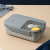 Single-Layer Plastic Divided Lunch Box Microwave Oven Adult Student Lunch Lunch Box Portable Canteen Lunch Box