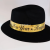 Happy New Year Colorful Flocking Happy New Year Top Hat Gentleman Top Hat British Style
