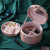 Women's Korean-Style Colorful Jewelry Box Ring Necklace Jewelry Storage Box Portable Cylinder Suitcase