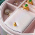 Women's Korean-Style Colorful Jewelry Box Ring Necklace Jewelry Storage Box Portable Cylinder Suitcase