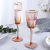 Nordic Light Luxury Hammered Pattern Golden Trim Champagne Water Cup Red Wine Glass Champagne Glass Home Creative Hexagonal Wine Glass Water Glass