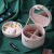 Women's Korean-Style Colorful Jewelry Box Ring Necklace Jewelry Storage Box Portable Cylinder Suitcase