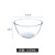 Clear Glass Bowl Borosilicate Microwave Oven Children's Fruit Instant Noodle Bowl Home Salad Bowl Dough Egg Pots