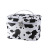 Portable Cosmetic Bag Ins Cow Pattern Handbag Business Trip Travel Cosmetics Buggy Bag Pu Waterproof Wash Bag
