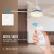 Nordic Xiaomi Tmall Genie Ceiling Fan Lights 42-Inch 52-Inch Restaurant Fan Lamp Smart Wind-Driven Wooden Leaf Fan Lamp