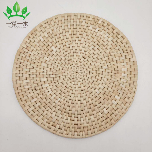 thickened woven heat proof mat corn leather placemat straw placemat tea set mat kitchen anti-slip coasters