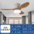 Frequency Conversion LED Light Guest Dining Room Bedroom Fan Lamp Xiaomi with Light Nordic Simple Ceiling Light Fan Integrated Ceiling Fan Lights