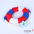 Creative Dog Bite-Resistant Vocalization Toy Imitation Swimming Ring Design Pet Sounding Toy Pet Bite-Resistant Cotton String