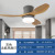 Frequency Conversion LED Light Guest Dining Room Bedroom Fan Lamp Xiaomi with Light Nordic Simple Ceiling Light Fan Integrated Ceiling Fan Lights