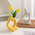 Nordic Creative Thinker Ceramic Vase Decoration Ceramic Crafts Living Room Flower Arrangement Home Hallway Decorations