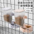 Automatic Pet Feeder Hanging Cat and Dog Feeding Machine Dog Food Cat Bowl Food Basin Anti-Tumble Iron Cage Hanging Bowl