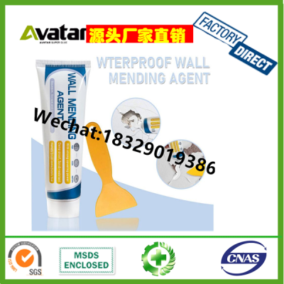 White Wall Repairing Ointment Wall Mending Agent For Building Decoration 100g Ready-to-use