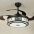 Living Room Dining Room Copper Motor Fan with Lights Simple Decorative Ceiling Fan