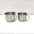 Stainless Steel Outdoor Cup Three-Piece Stainless Steel Folding Cup Barbecue White Wine Glass