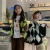 Kids' Tops 2022 Autumn New Boys and Girls Rhombus Cardigan Korean Sweater Coat