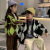Kids' Tops 2022 Autumn New Boys and Girls Rhombus Cardigan Korean Sweater Coat