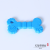 Factory Spot Direct Sales Colorful Pet Bone-Shaped Dog Molar Rod Bite-Resistant Soft Rubber Toy Tooth-Strengthening Pet Supplies