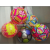 2022 Fluorescent Rings Ball PVC Toy Ball New Fluorescent Ball with Keychain