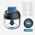 Multi-Functional Cover and Spoon Glass Seasoning Box Brush Oiler with Label Moisture-Proof Seasoning Bottle Integrated Seasoning Jar