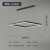 Living Room Chandelier Modern Minimalist and Magnificent Rectangular Internet Celebrity 2022 New Nordic Light Luxury Minimalist Restaurant Lamps