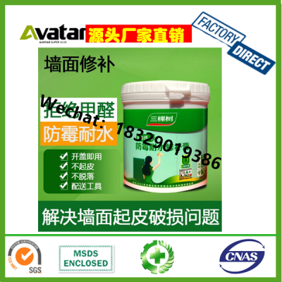 250g 600g 900g 1.5kg Building Construction Material Wall Mending Agent Drywall Repair Cream In White With Scraper