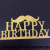 Acrylic Birthday Cake Insertion Happy Letter HB Cake Decoration Card Baking Customized Cake Decorative Flag H