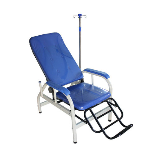 medical stainless steel accompanying infusion chair single seat lying half intravenous drip chair clinic hospital adjustable infusion chair