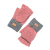 Winter Thermal Extra Thick with Fleece Twisted Alpaca Fleece/Fiber Couple Half Finger Flip Knitted Gloves