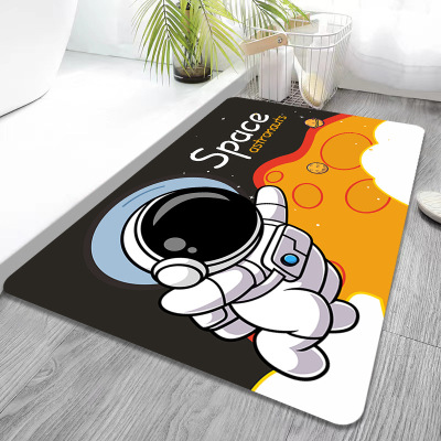 Diatom Ooze Absorbent Soft Mat Home Bathroom Bathroom Entrance Absorbent Non-Slip Floor Mat Bedroom Door Absorbent Floor Mat