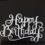 Acrylic Birthday Cake Insertion Happy Letter HB Cake Decoration Card Baking Customized Cake Decorative Flag H