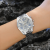 New Fashion Steel Watch Waterproof Light Luxury Gold Watch Student Three-Eye Turntable Gold Watch Lady Temperament Watch