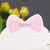 Factory Direct Supply New Bunny Printed Children's Four Card Positions Grip Cardboard DIY Hair Accessories Card Wholesale